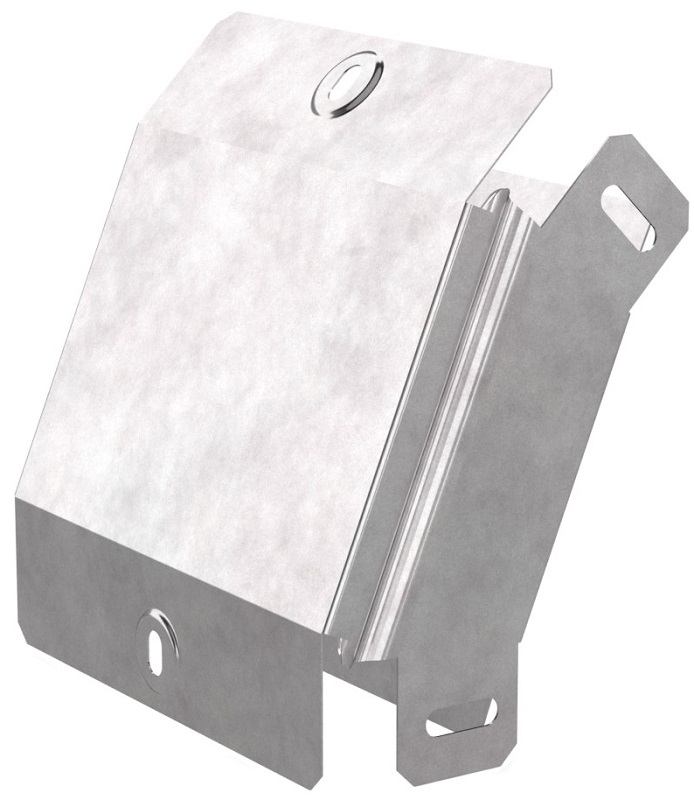 Угол для лотка вертикальный внешний с крышкой Промрукав Стандарт 45град. 150х100 фото Угол для лотка вертикальный внешний с крышкой Промрукав Стандарт 45град. 150х100 картинка